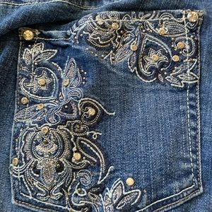 White House black market crop slim jeans